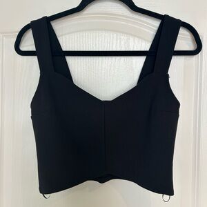 Abercrombie Crop Black Tank